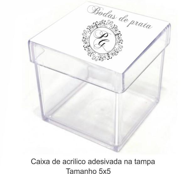 Caixa de Acrílico-monograma 24