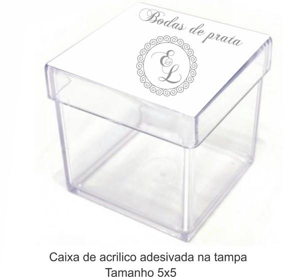 Caixa de Acrílico-monograma 23