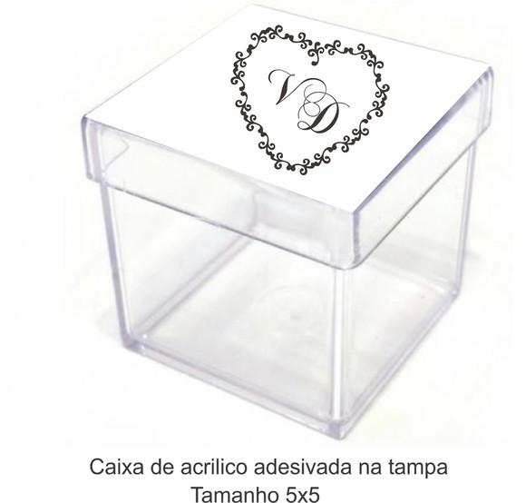 Caixa de Acrílico-monograma 26