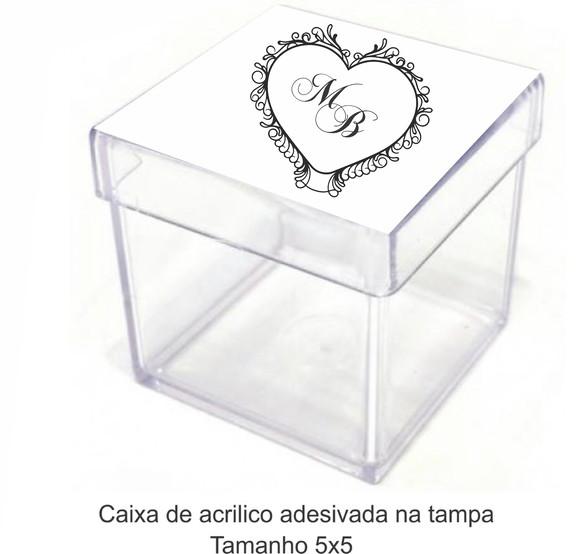 Caixa de Acrílico-monograma 29