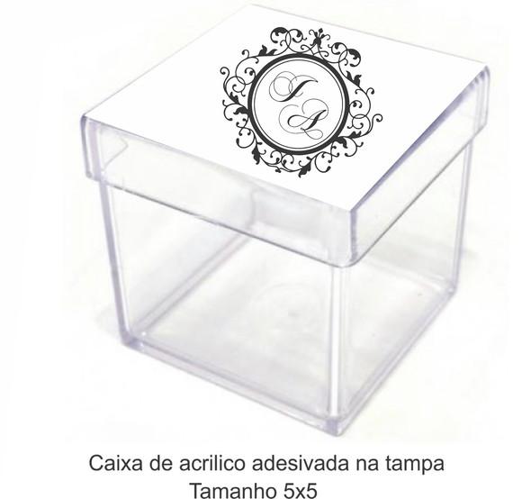 Caixa de Acrílico-monograma 28