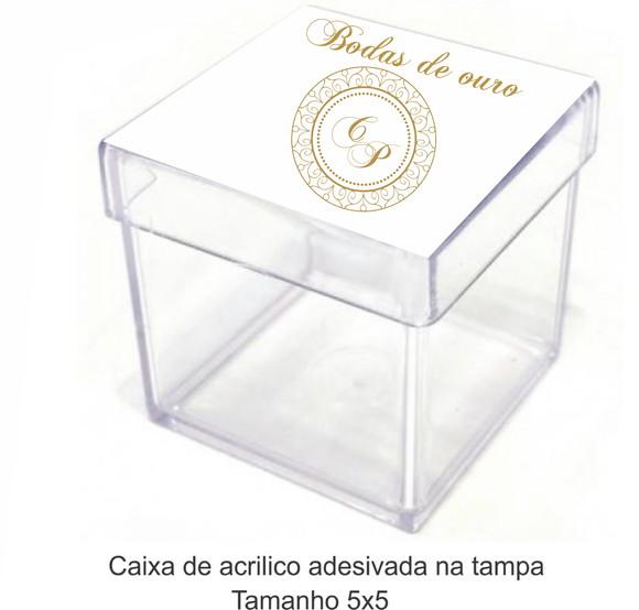 Caixa de Acrílico-monograma 22