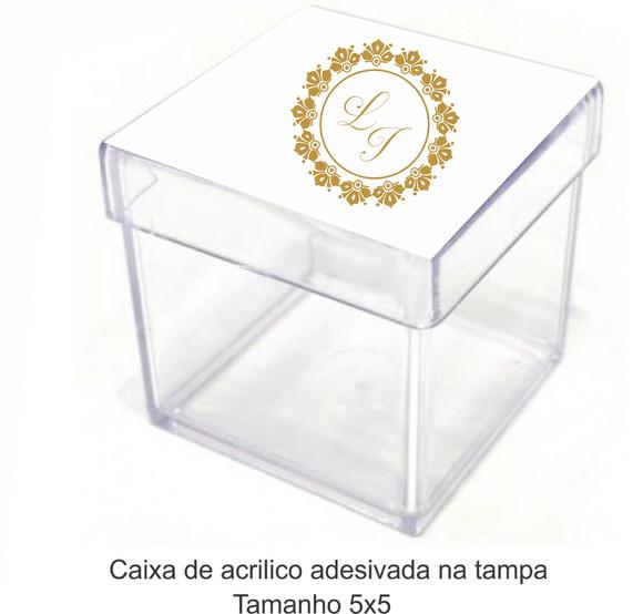 Caixa de Acrílico-monograma 32