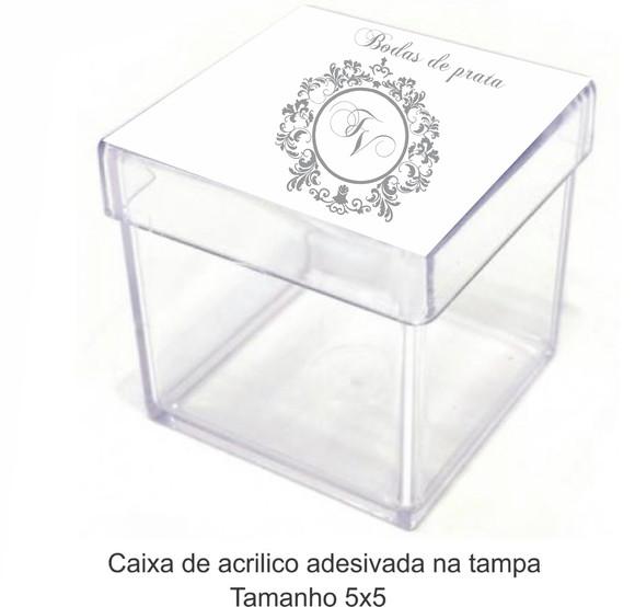 Caixa de Acrílico-monograma 30