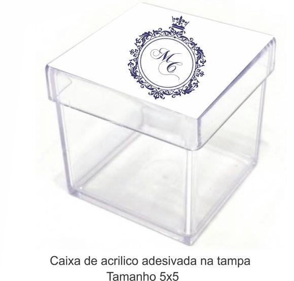 Caixa de Acrílico-monograma 40