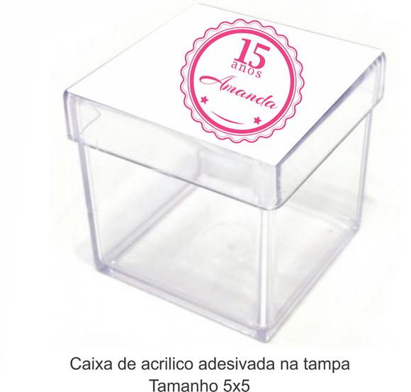Caixa de Acrílico-monograma 37
