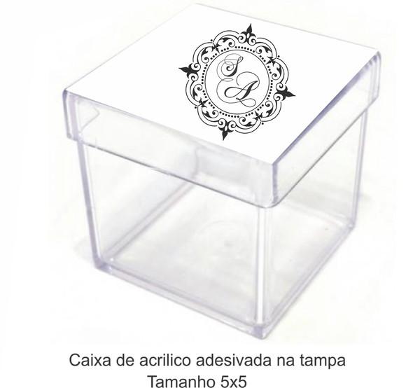 Caixa de Acrílico-monograma 49