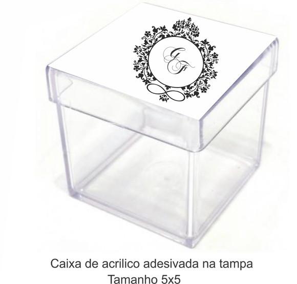 Caixa de Acrílico-monograma 43