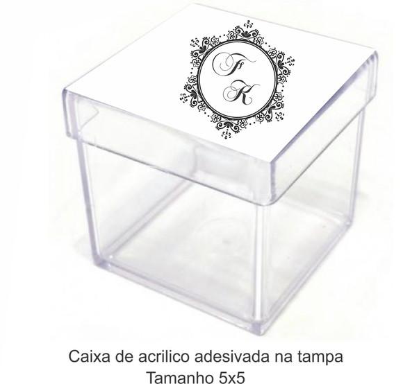 Caixa de Acrílico-monograma 44