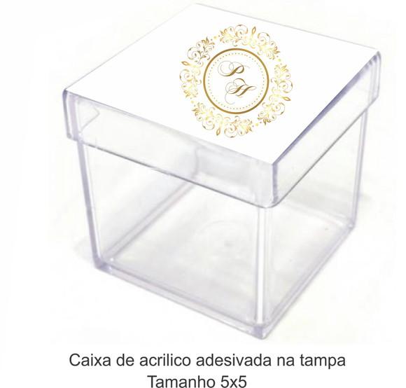 Caixa de Acrílico-monograma 56