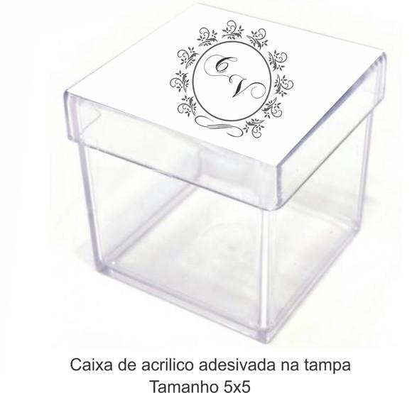 Caixa de Acrílico-monograma 52