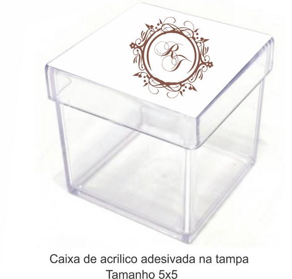 Caixa de Acrílico-monograma 51
