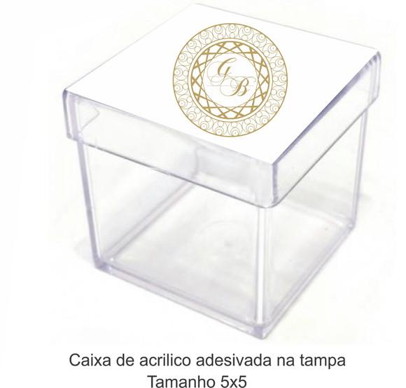 Caixa de Acrílico-monograma 59