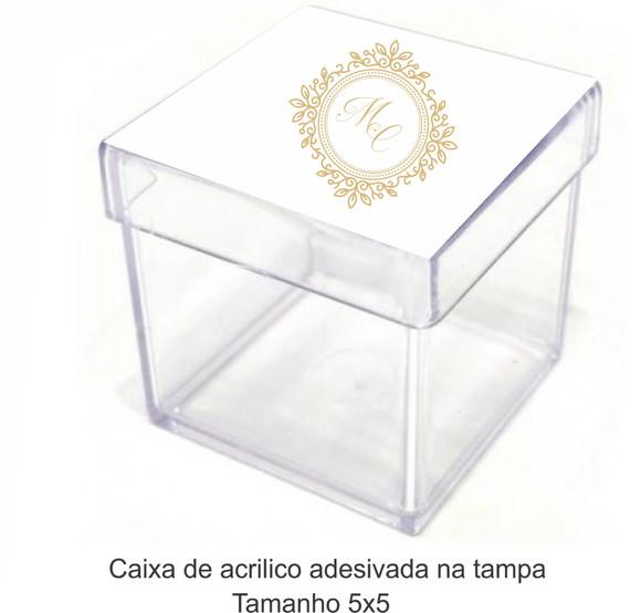 Caixa de Acrílico-monograma 58