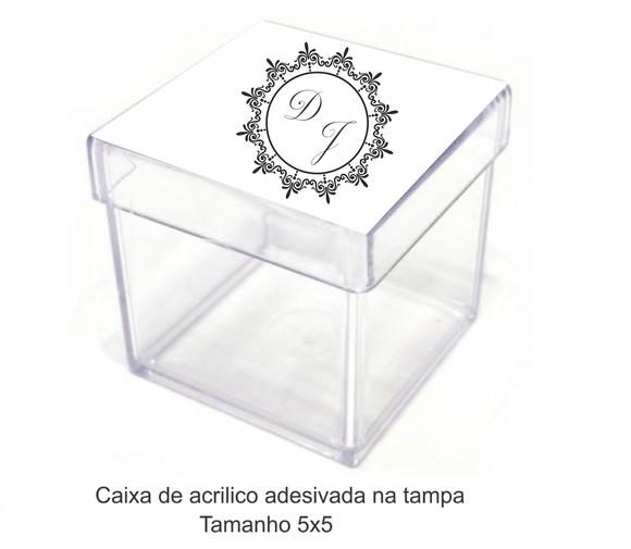 Caixa de Acrílico-monograma 6