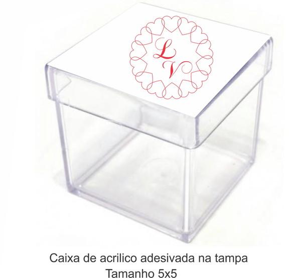 Caixa de Acrílico-monograma 66