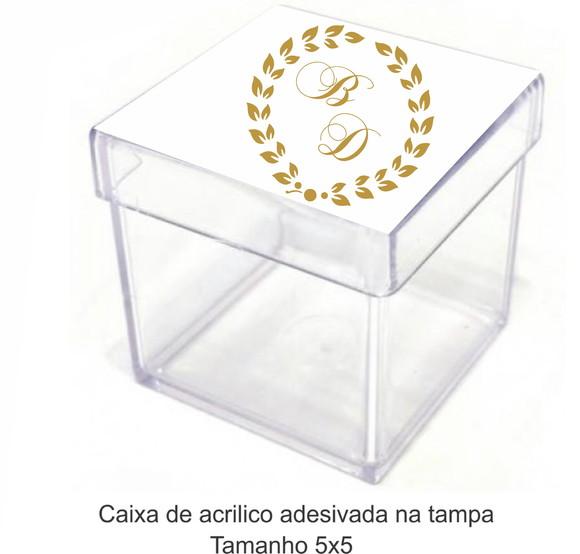 Caixa de Acrílico-monograma 67