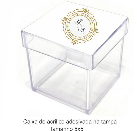 Caixa de Acrílico-monograma 68