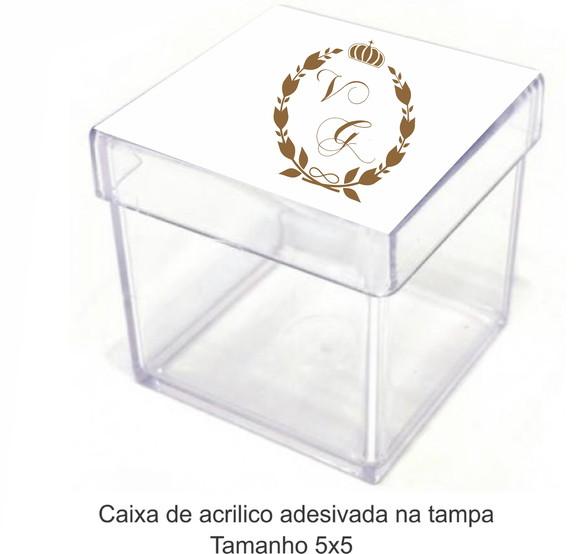 Caixa de Acrílico-monograma 70