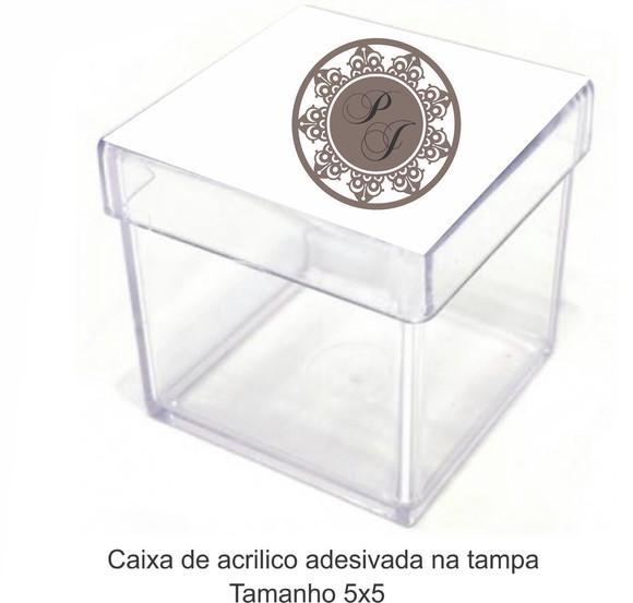 Caixa de Acrílico-monograma 78