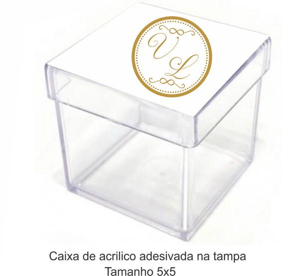 Caixa de Acrílico-monograma 77