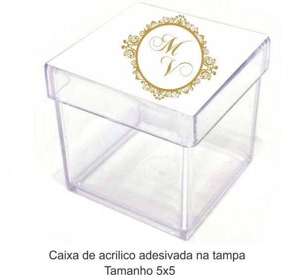 Caixa de Acrílico-monograma 75
