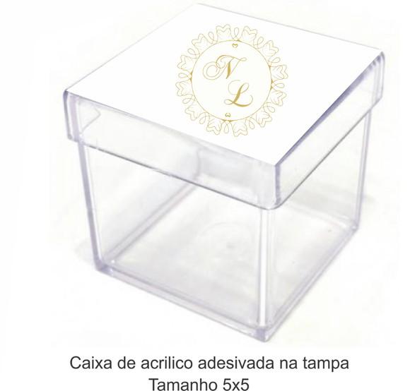 Caixa de Acrílico-monograma 71