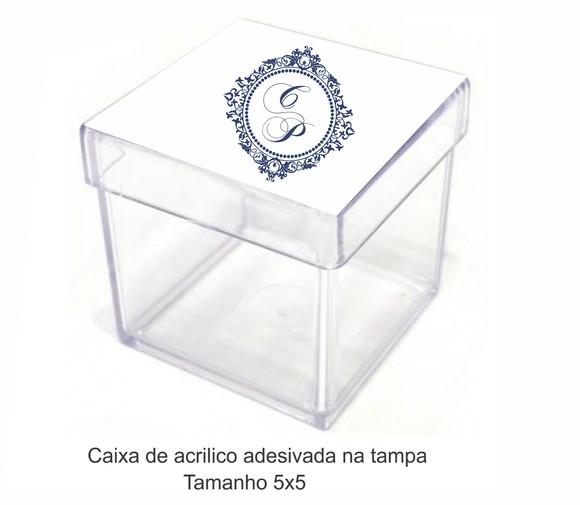 Caixa de Acrílico-monograma 9