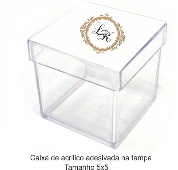 Caixa de Acrílico-monograma 82