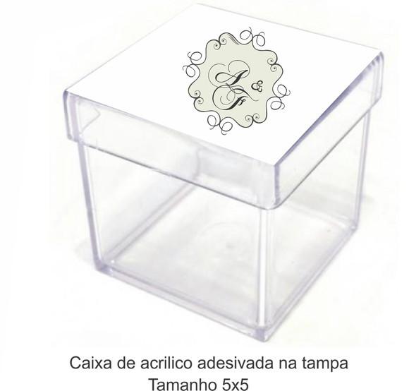Caixa de Acrílico-monograma 81