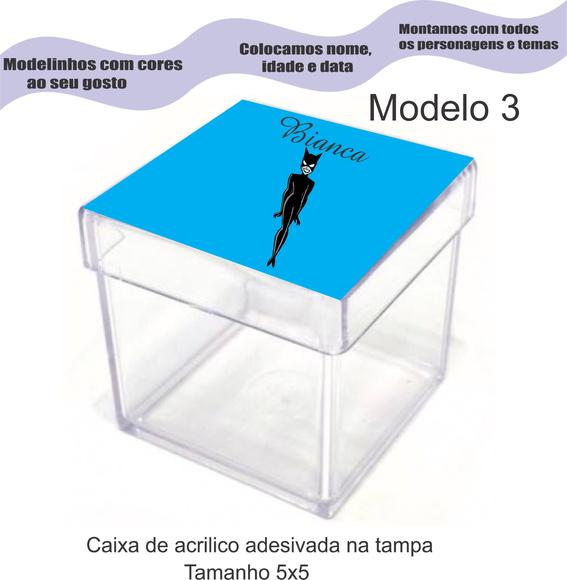 Caixa de Acrílico-mulher Gato