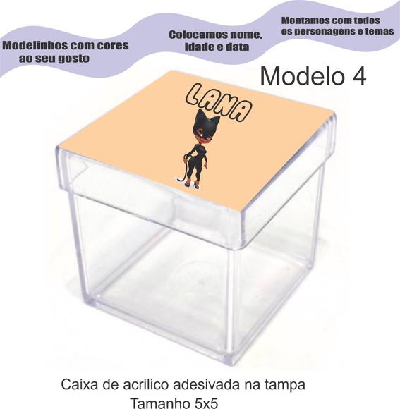 Caixa de Acrílico-mulher Gato