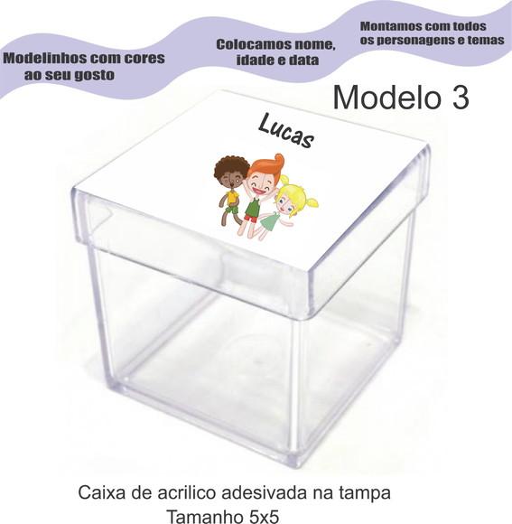 Caixa de Acrílico-mundo Bita