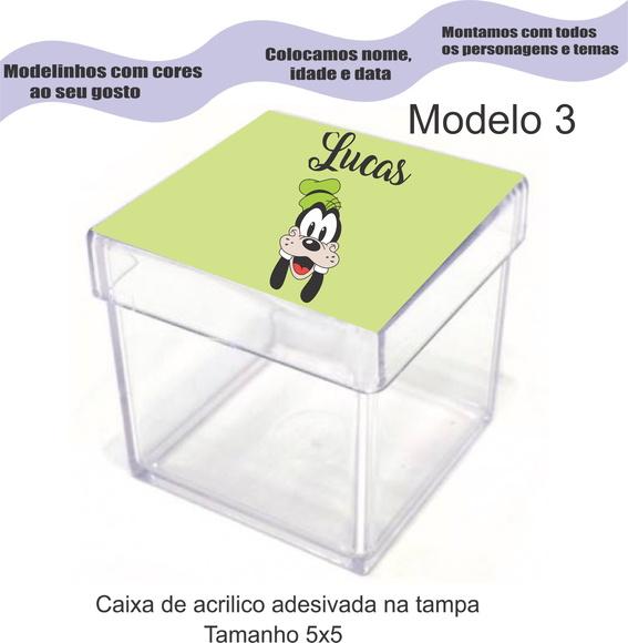 Caixa de Acrílico-pateta