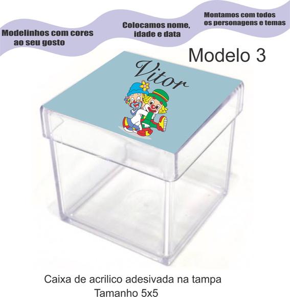 Caixa de Acrílico-patatí Patatá