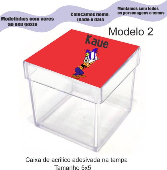 Caixa de Acrílico-pateta