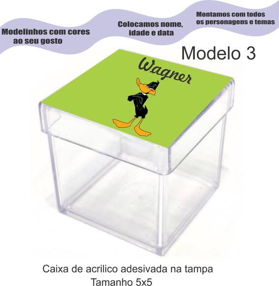 Caixa de Acrílico-patolino