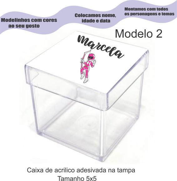 Caixa de Acrílico-pawer Ranger