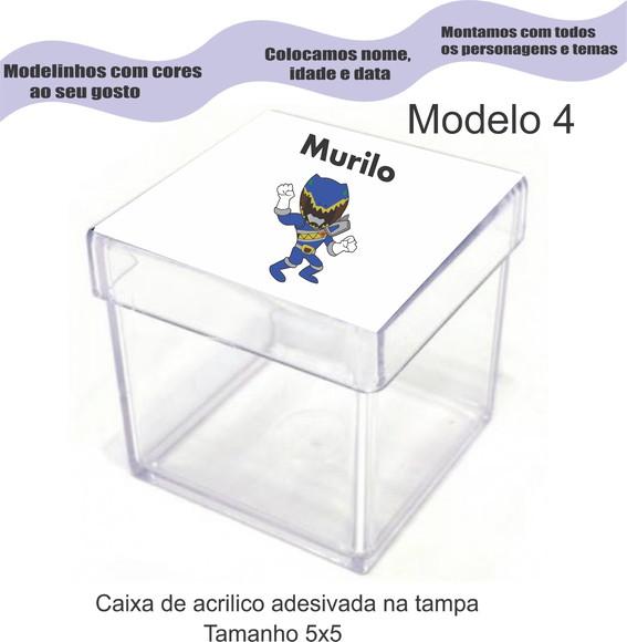 Caixa de Acrílico-pawer Ranger