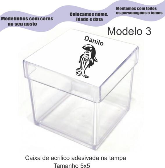 Caixa de Acrílico-peixe