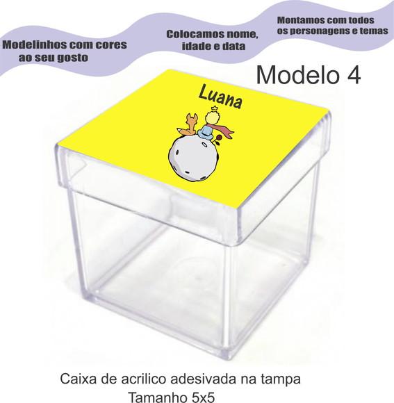 Caixa de Acrílico-pequeno Príncipe