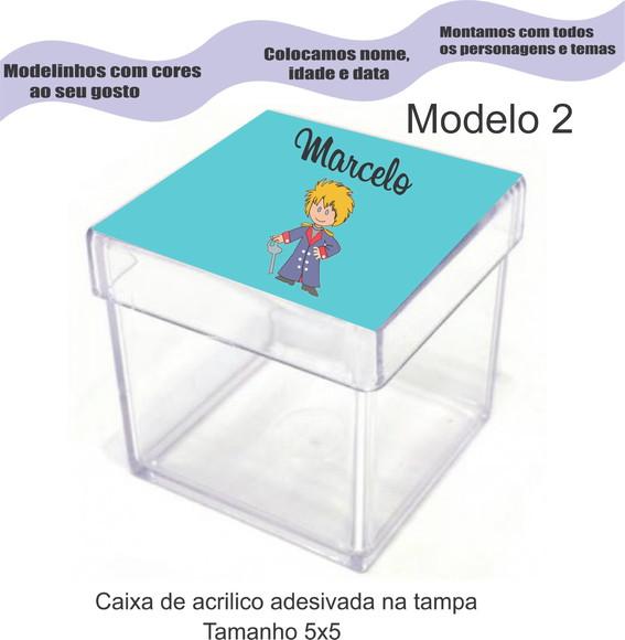 Caixa de Acrílico-pequeno Príncipe