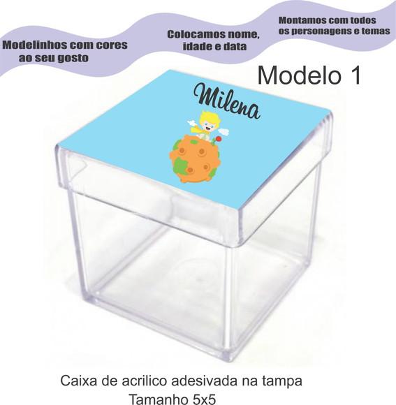Caixa de Acrílico-pequeno Príncipe