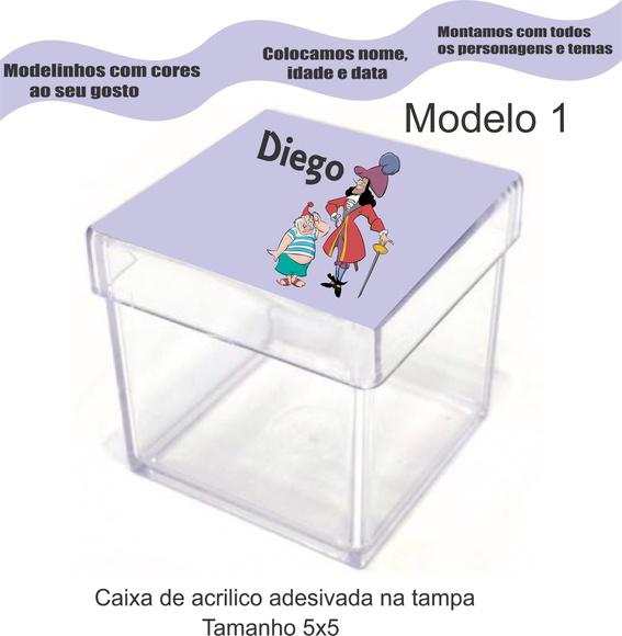 Caixa de Acrílico-peter Pan
