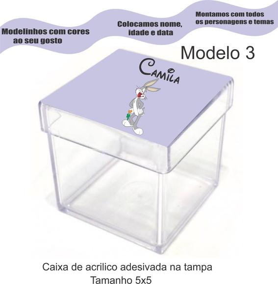 Caixa de Acrílico-pernalonga