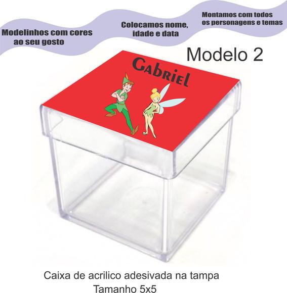 Caixa de Acrílico-peter Pan