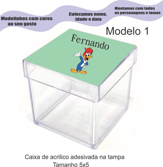 Caixa de Acrílico-pica Pau