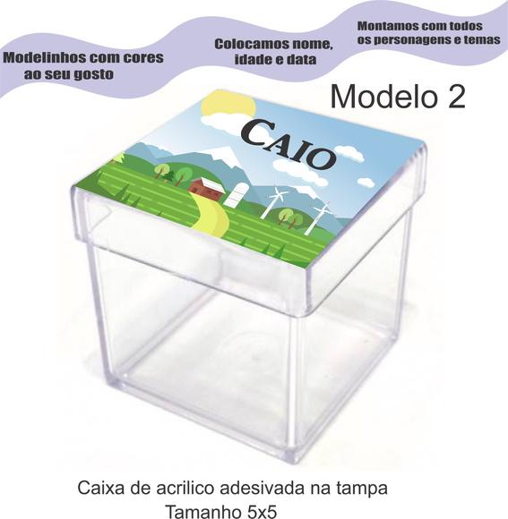 Caixa de Acrílico-pipa e Catavento