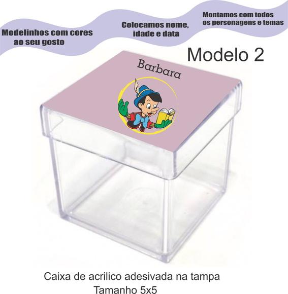Caixa de Acrílico-pinoquio
