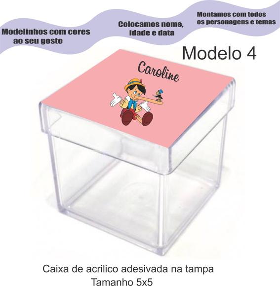 Caixa de Acrílico-pinoquio